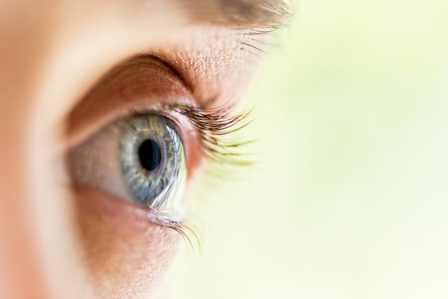 view of woman's eye